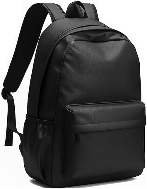 41BGpuc2KNL College bag for girls and boys, Office Bag for Men & Women, 15.6 Inch Laptop Backpack, Water Resistant & Lightweight School and Tuition Bag, 2 Compartments with Bottle Holder - Image 1