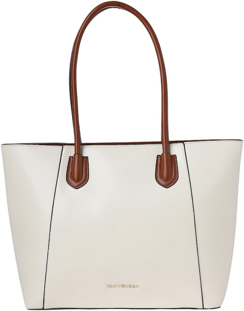 51dbJPhXsGL Van Heusen Women's Vogue Laptop Bag|Classic Offwhite Bag | Fits Upto 13 Inch Laptop | Office Bag - Image 1