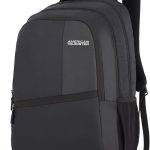 American Tourister Valex | 28L Backpack | 17" Laptop Bag | 2 Compartments | College & Office Backpack for Men and Women | Black | 1 Year Global Warranty