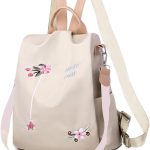 IRMAO 2021 New Flower Embroidered Artistic National Style Oxford Small Capacity Women's Bag Generation Backpack