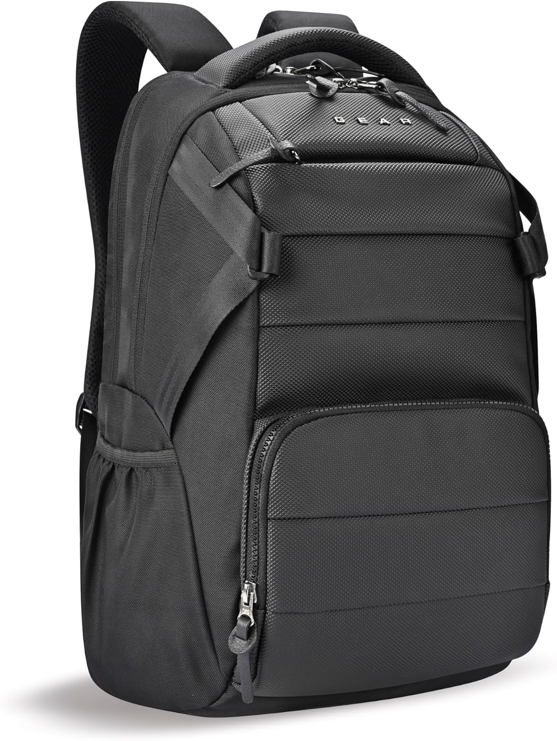 81DOQyNE8BL-1 Gear Aspire 3 Faux Leather 17"/25L Medium Water Resistant laptop Backpack/Casual Backpack/Daypack/Travel Backpack/College Bag For Men/Women - Image 1